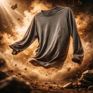 Alfani Long Sleeve Tee - Charcoal